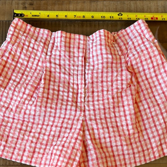 Loft Pink Gingham Women's Shorts - Picture 4 of 7